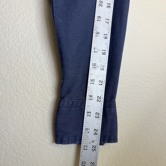 Vintage Roper Border Southwest‎ Striped Navy Blue Western Pearl Snap Shirt L USA - Picture 7 of 8